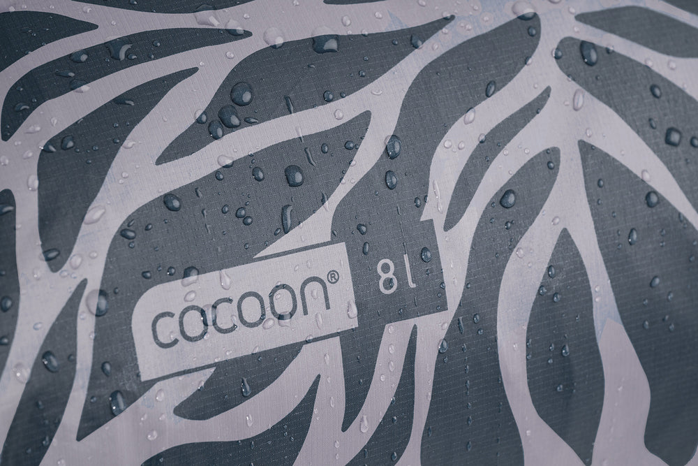 Cocoon Drybag Hyperlight 8L Grey Leaves