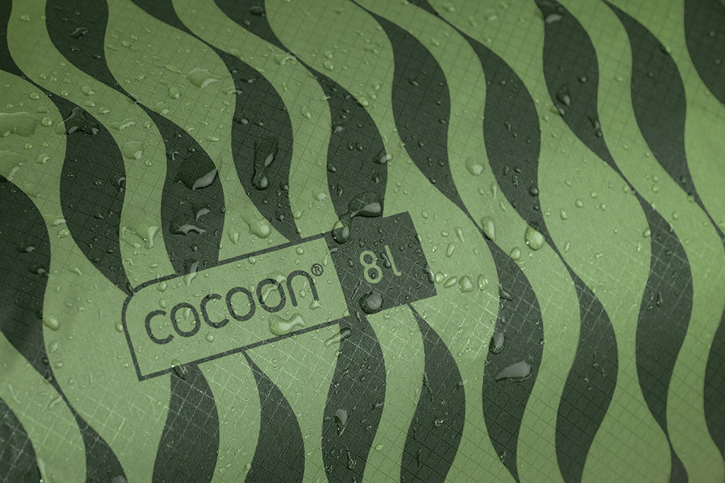 Cocoon Drybag Ultralight 21L Green Waves