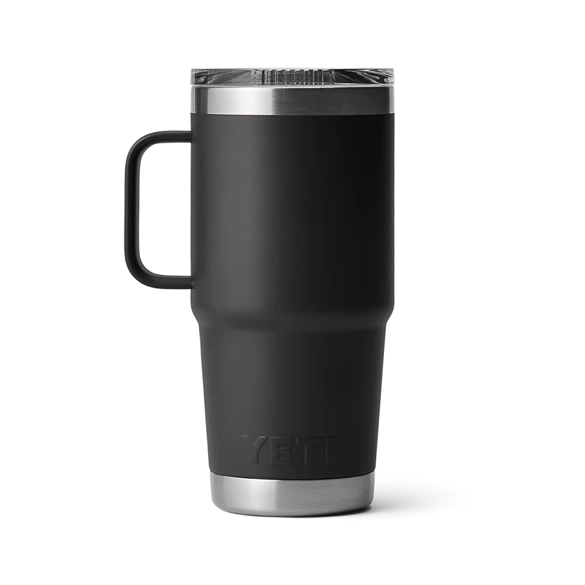 Yeti Rambler Reisebecher mit Stronghold Deckel 591ml Black