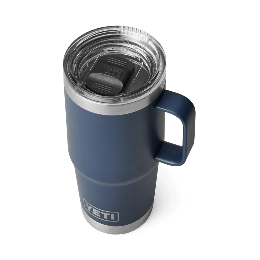 Yeti Rambler Reisebecher mit Stronghold Deckel 591ml Navy