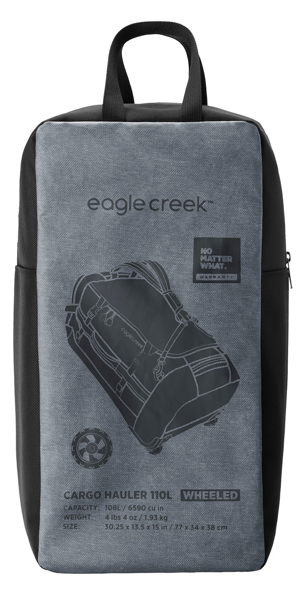 Eagle Creek Cargo Hauler Wheeled Duffel 110L Charcoal