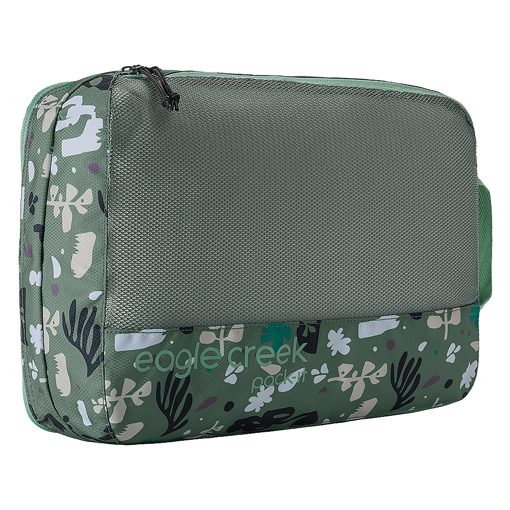 Eagle Creek Pack-It Reveal Clean/Dirty Cube M Roots And Shoots: Duck Green