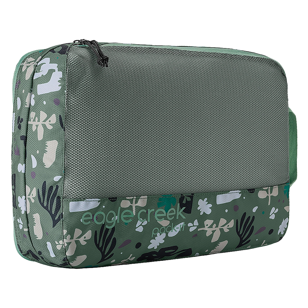 Eagle Creek Pack-It Reveal Clean/Dirty Cube M Roots And Shoots: Duck Green