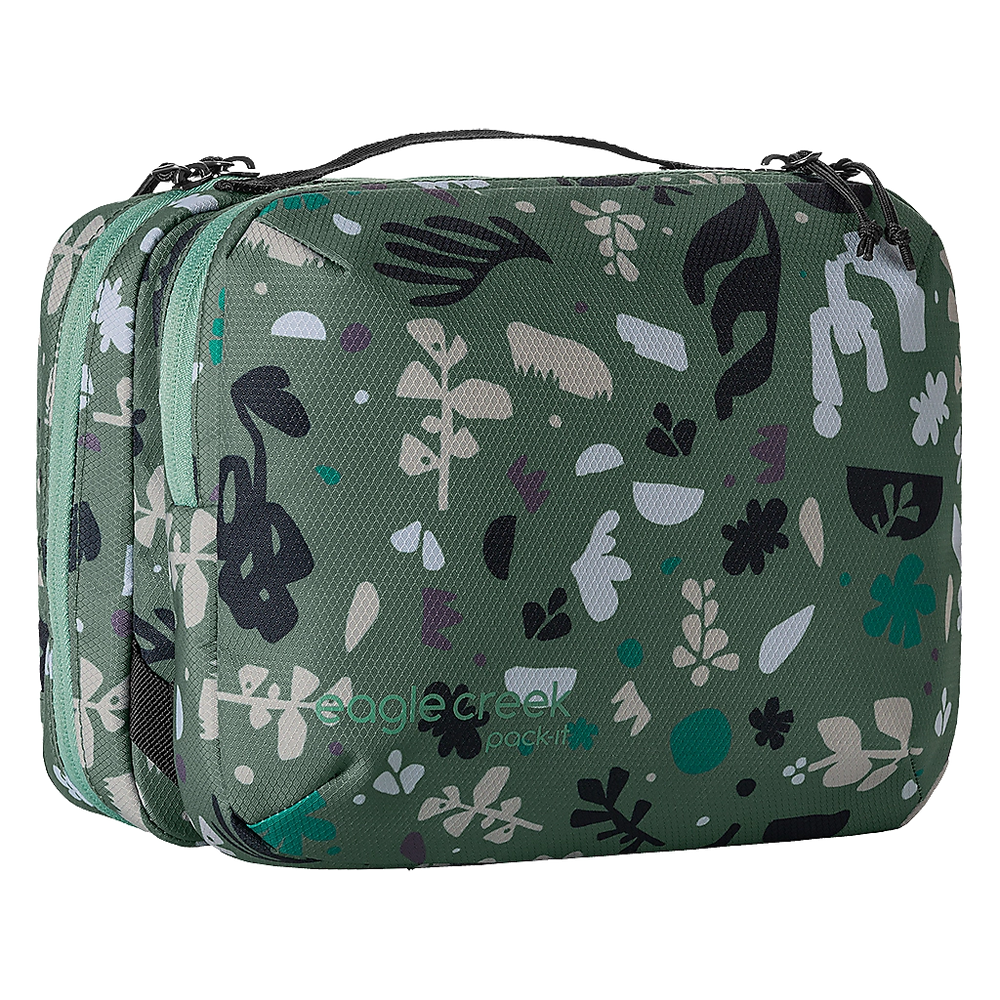 Eagle Creek Pack-It Trifold Toiletry Kit Roots And Shoots: Duck Green