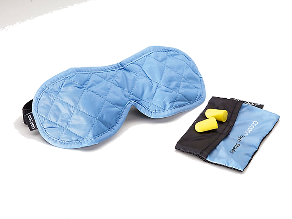 Cocoon Microfiber Eye Shades light blue / grey