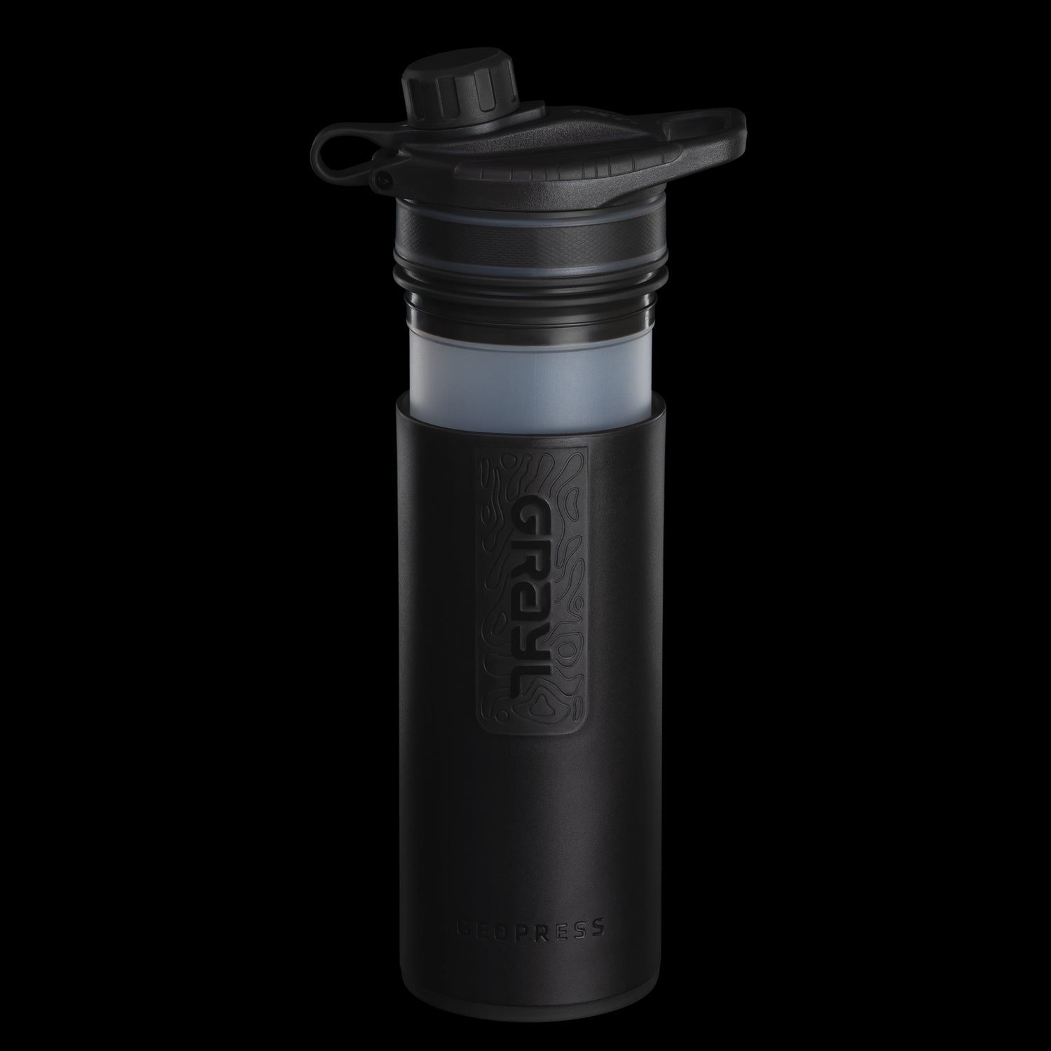 Grayl Geopress Purifier Bottle Covert Black