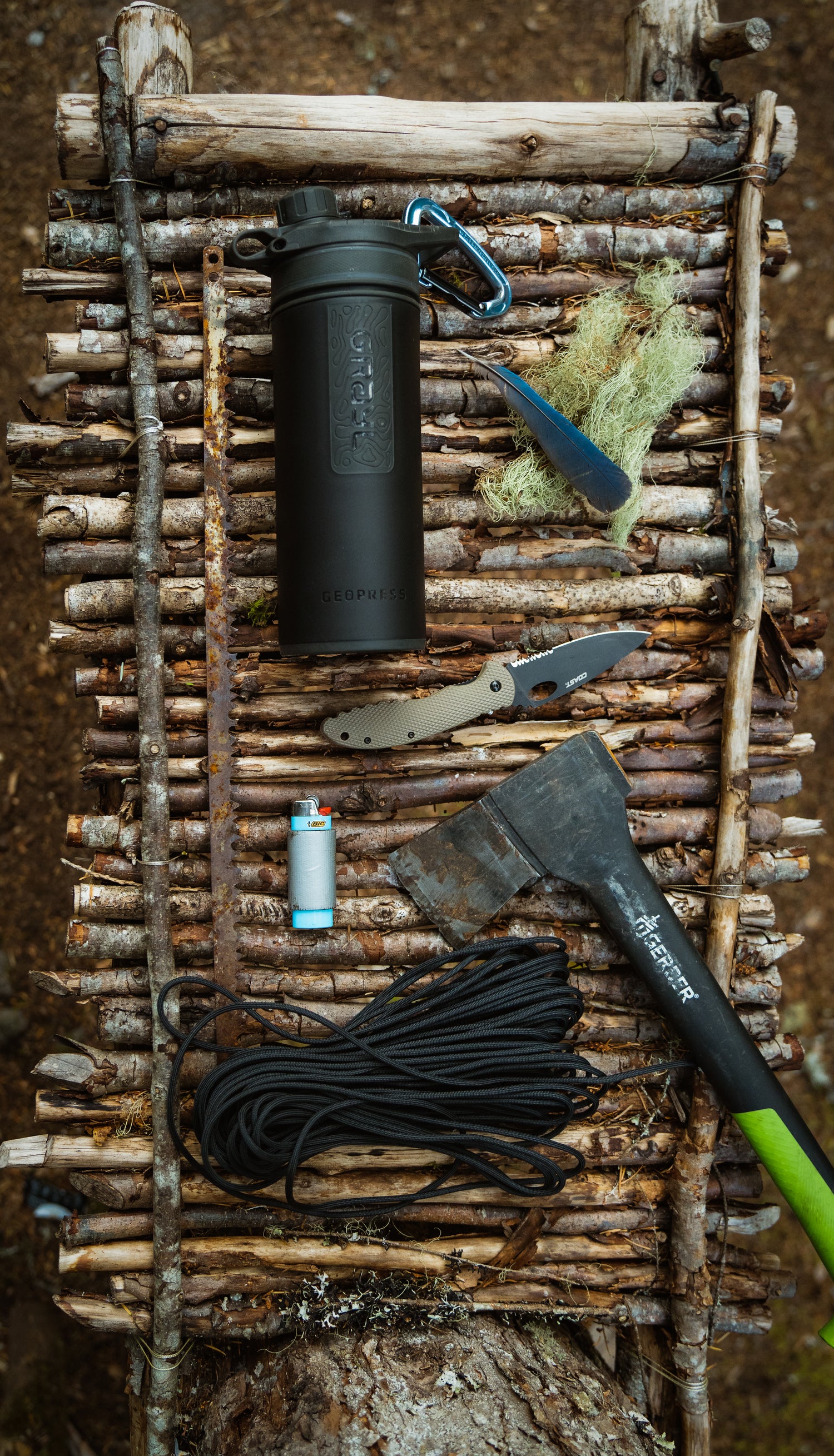 Grayl Geopress Purifier Bottle Covert Black