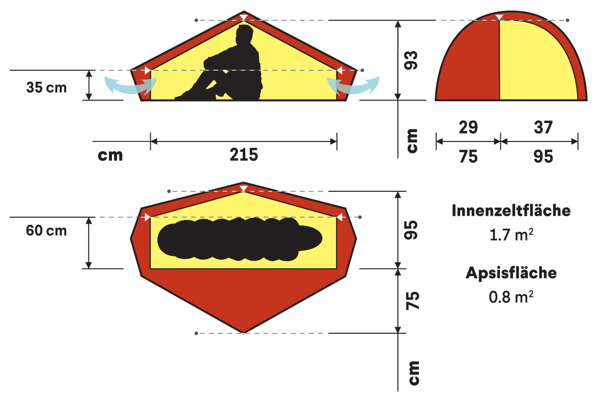 Hilleberg Enan Ultraleichtes 1-Personenzelt