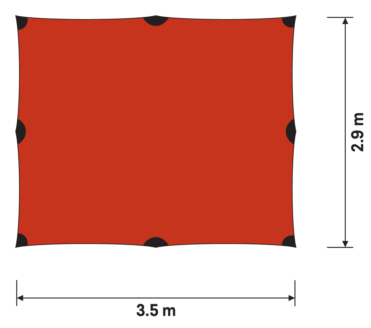 Hilleberg Tarp 10 XP Robuster Wetterschutz für 2–3 Personen