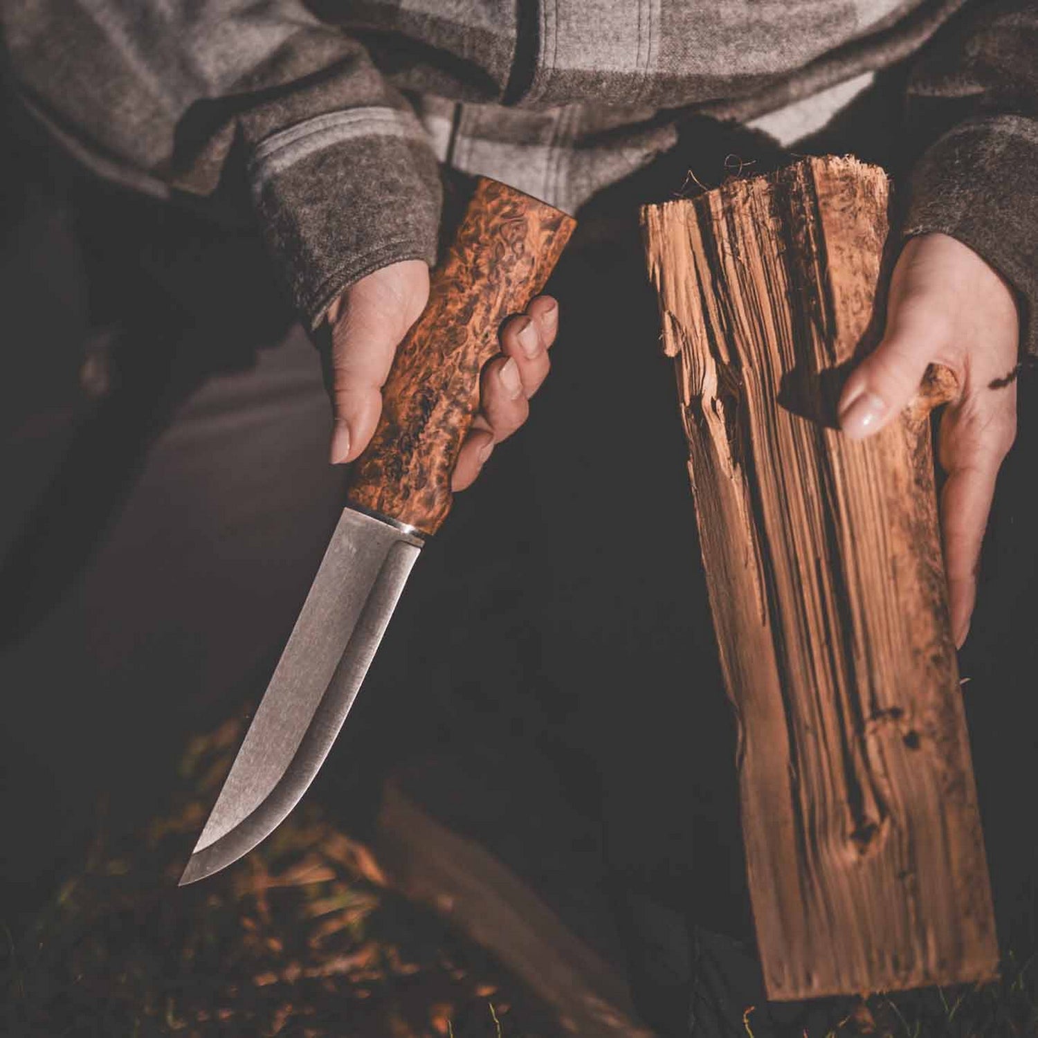 Roselli Wootz Hunting knife long blade
