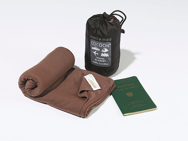 Cocoon CoolMax Insect Shield Travel Blanket kalahari brown