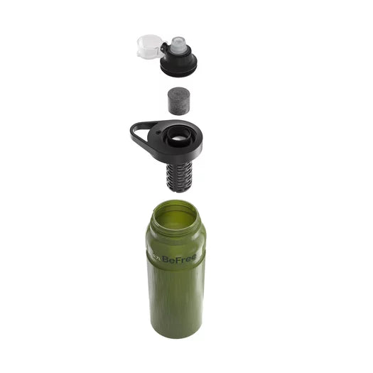 Katadyn BeFree AC Bottle 0.7L – Leichte Filterflasche mit Aktivkohle