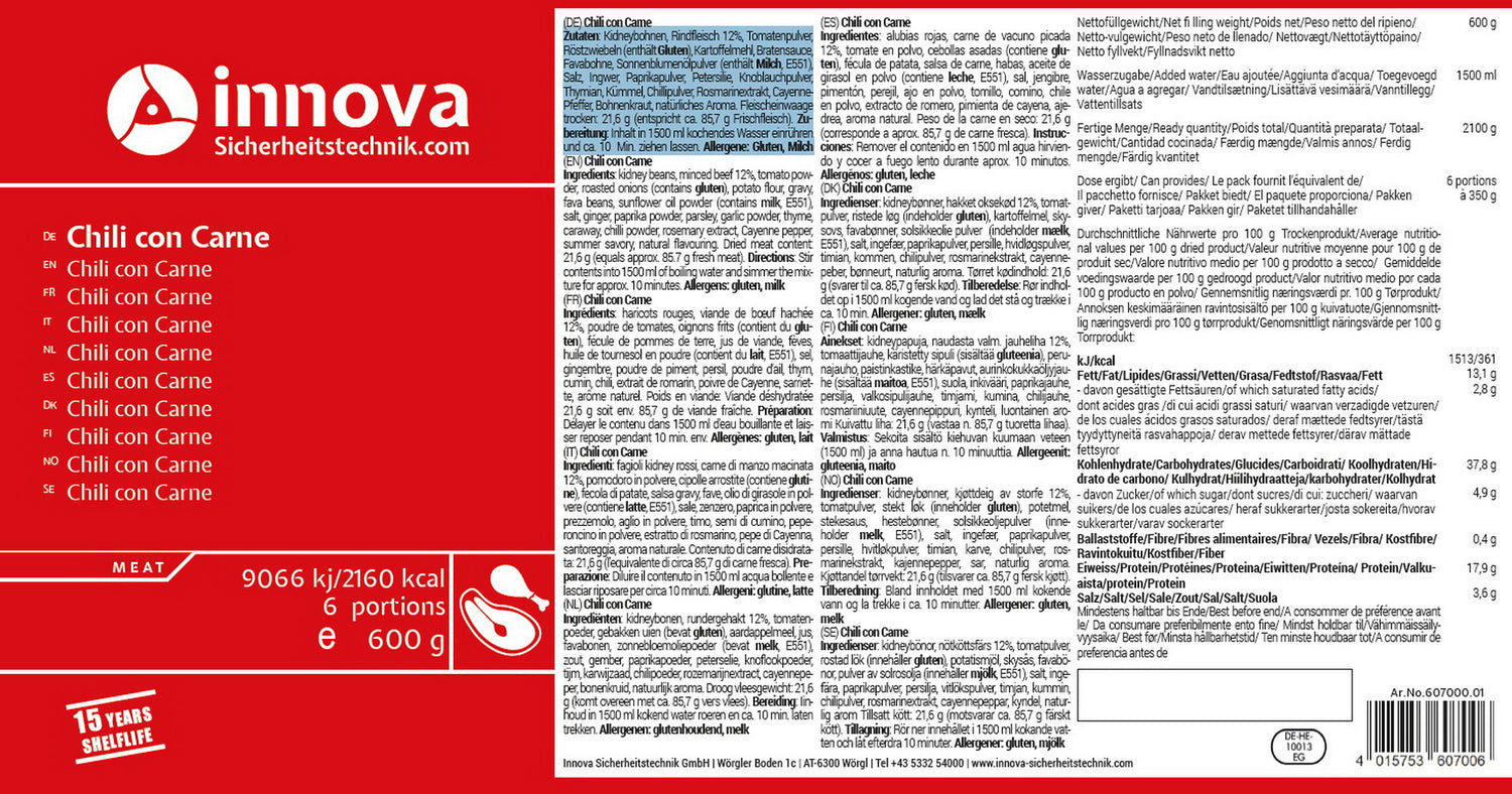 Innova Chili con Carne