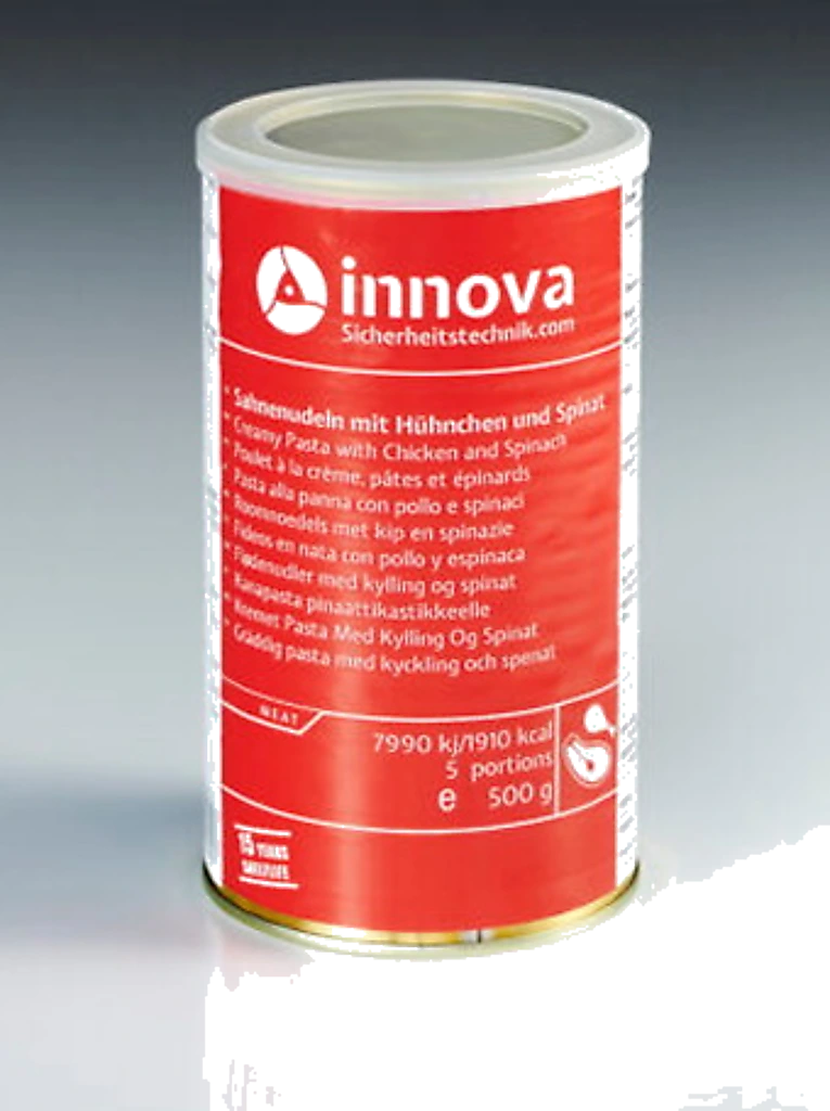 Innova Rahmnudeln mit Hühnchen und Spinat