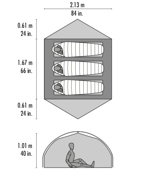 MSR Carbon Reflex 3 Green