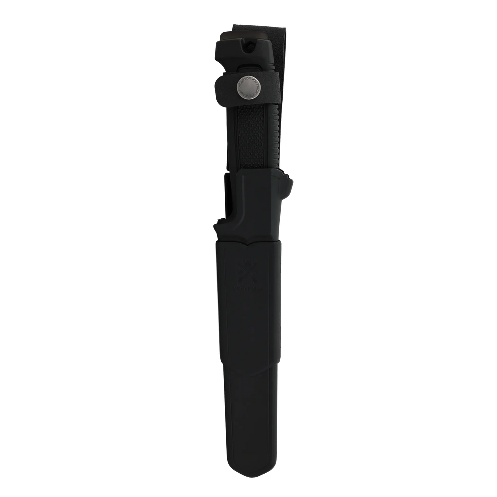 Morakniv Mörkret Black Blade (C) – Carbonstahl Survivalmesser mit DLC-Beschichtung | 302 g