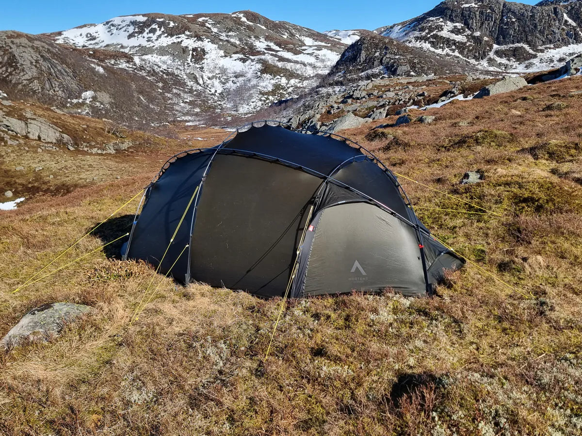 Nortent Vern 3 mit Zeltofendurchführung