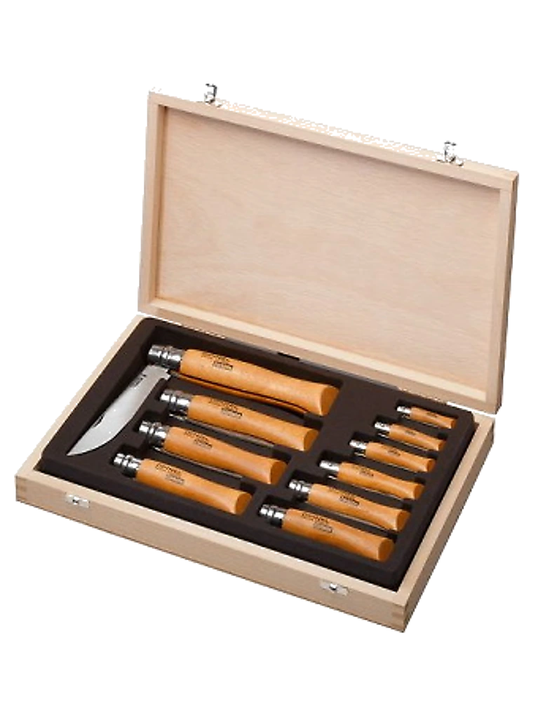 Opinel The Collection 10 Carbon Knives