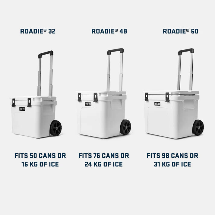 Yeti Roadie® 60 Kühlbox auf Rädern Weiss