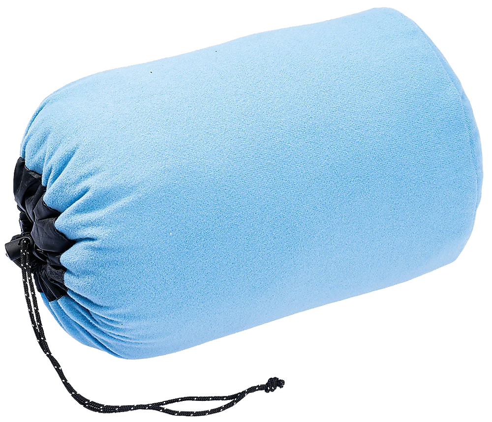 Cocoon Microfleece Polyester Pillow Stuff Sack L phantom black/light blue
