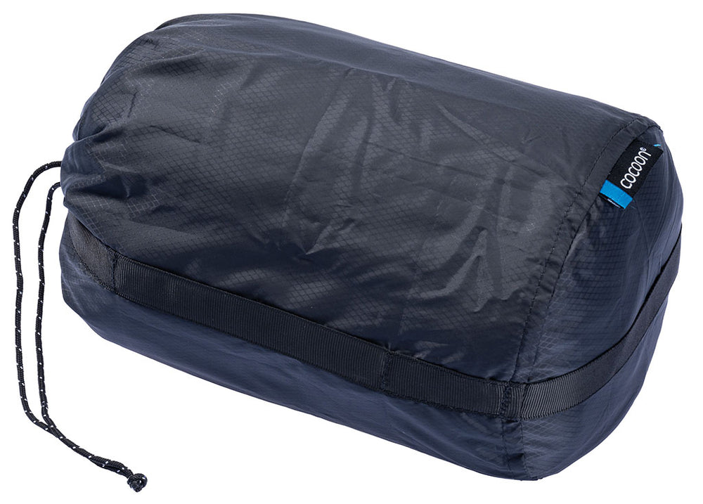 Cocoon Microfleece Polyester Pillow Stuff Sack L phantom black/light blue