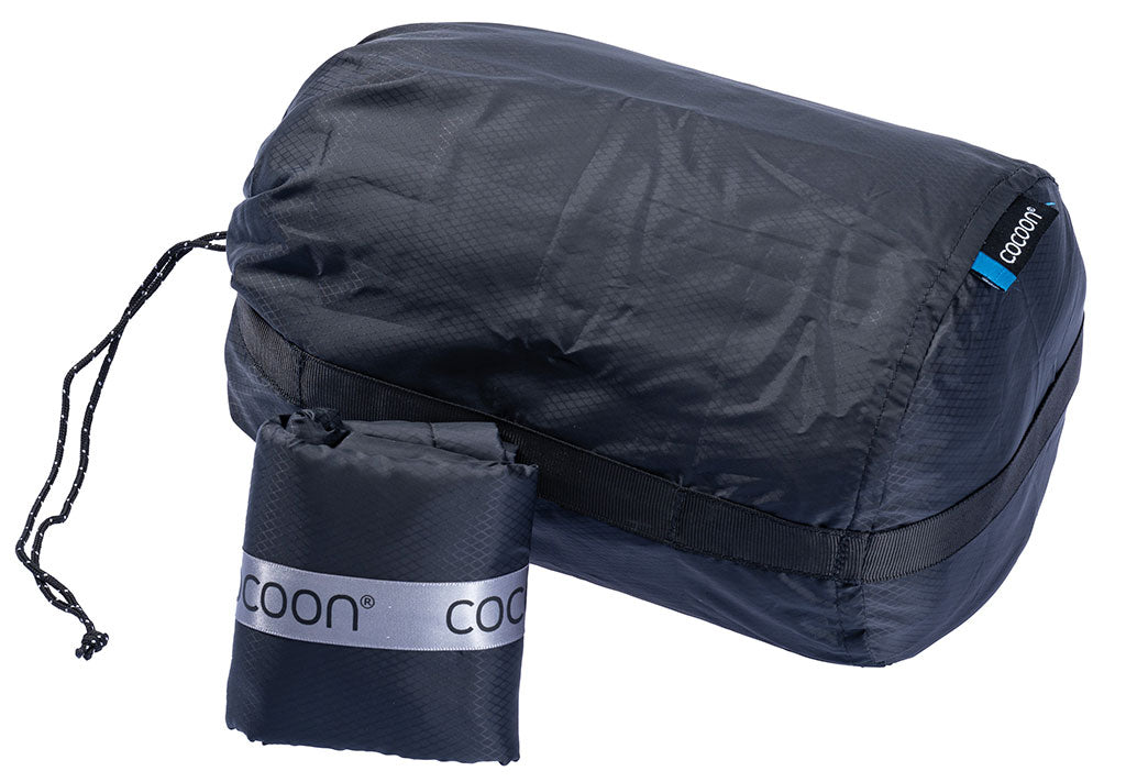 Cocoon Microfleece Polyester Pillow Stuff Sack S phantom black/light blue
