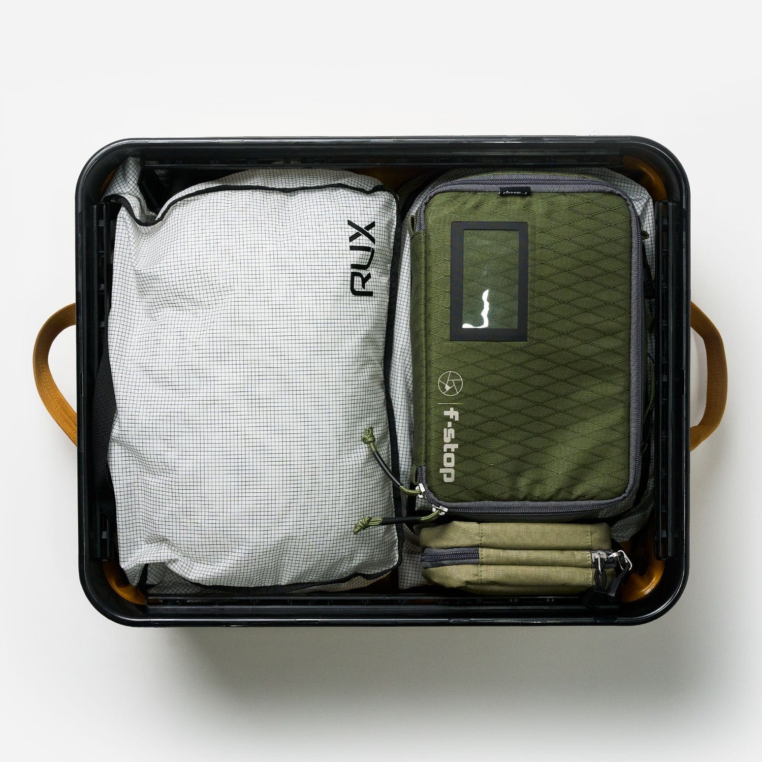 RUX 40L faltbare, wetterfeste 40-Liter-Transportbox (Press Seal) Bronze
