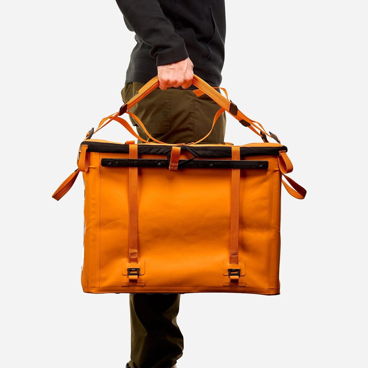 RUX 70L faltbare, wetterfeste 70-Liter-Transportbox (Tri-Fold) Orange