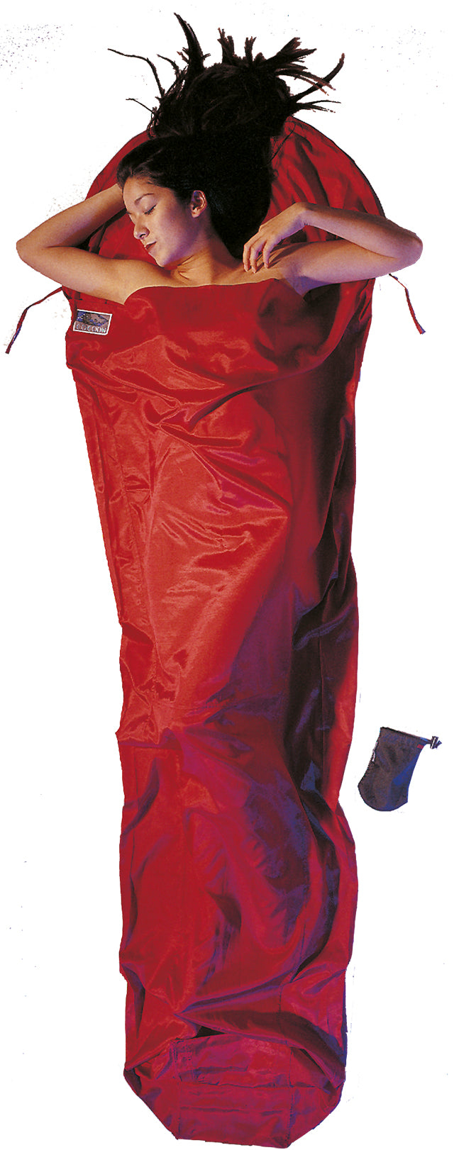 Cocoon Silk Egypt. Cotton MummyLiner monk's red