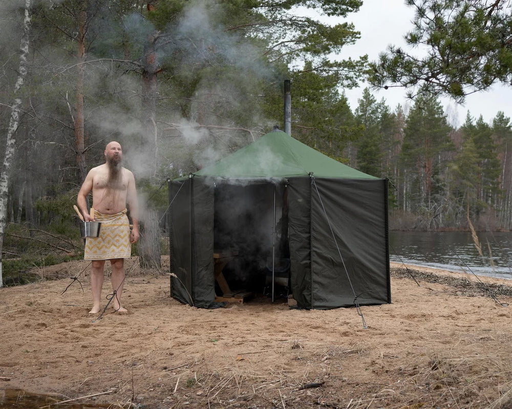 Savotta Hiisi 4 Zeltsauna Set