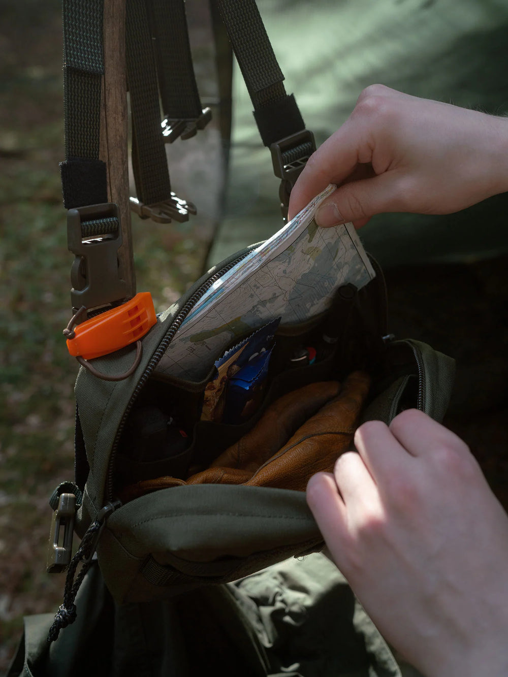 Savotta Rintamus Chest Pack Olive