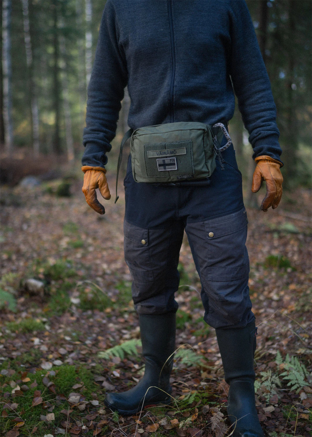 Savotta Suur-Kukkaro Hip Pack – Vielseitige & Robuste Bauchtasche | 2,6 L I Braun