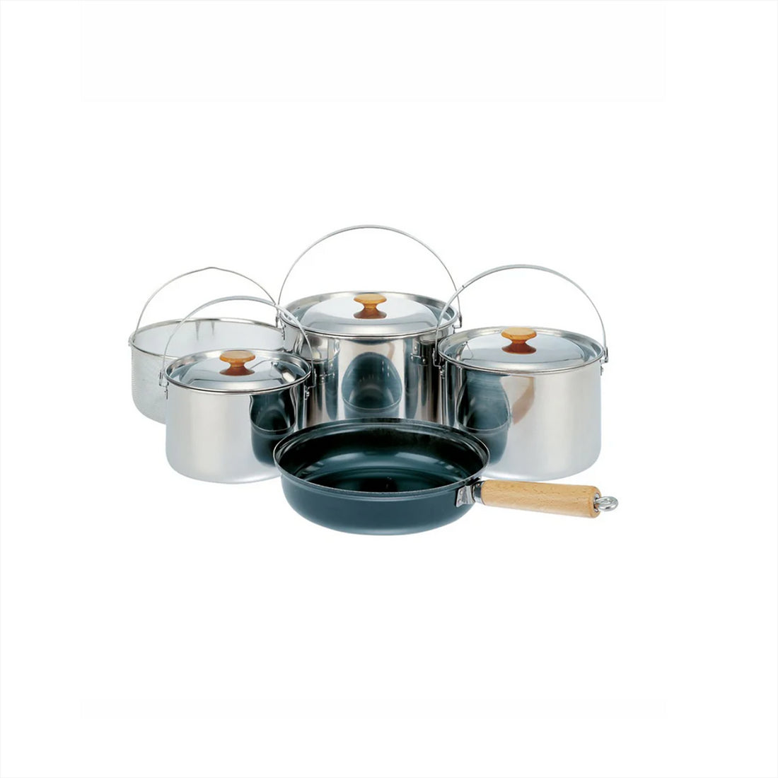 Snow Peak Field Cooker Pro. 1 Set 5-teiliges Premium-Camping-Kochset