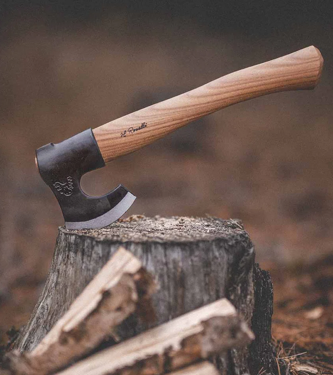 Roselli Axt mit kurzem Stiel aus roter Ulme