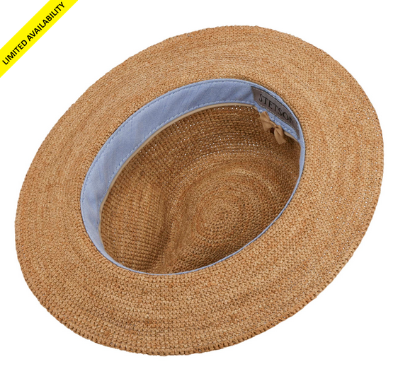 Stetson Traveller Raffia Crochet Rollable