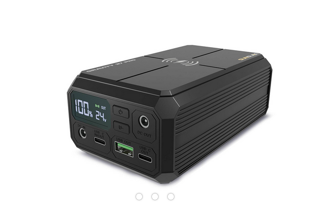 Sunslice Gravity 27 Pro – Vielseitige 27.000 mAh Powerbank mit DC-Ausgang