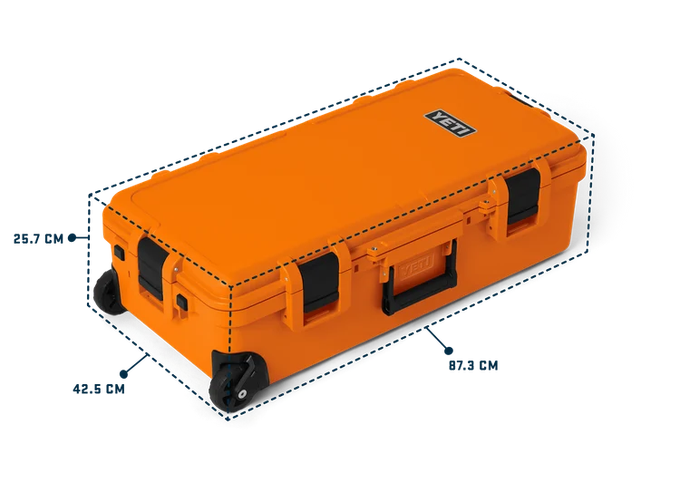 Yeti LoadOut® GoBox 68 Wheeled Gear Case – Robuste, rollbare Outdoor-Transportbox