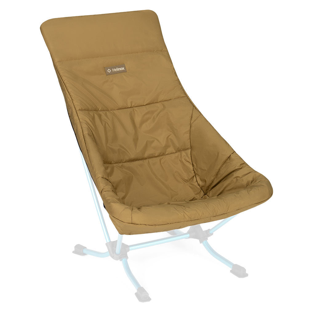 Helinox Seat Warmer Sunset/Beach Chair Black/Coyote Tan Quilted