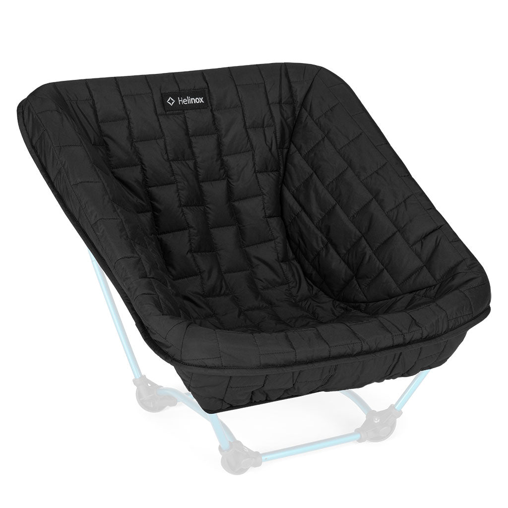 Helinox Seat Warmer Chair One/Zero/Swivel Chair Black/Coyote Tan Quilted