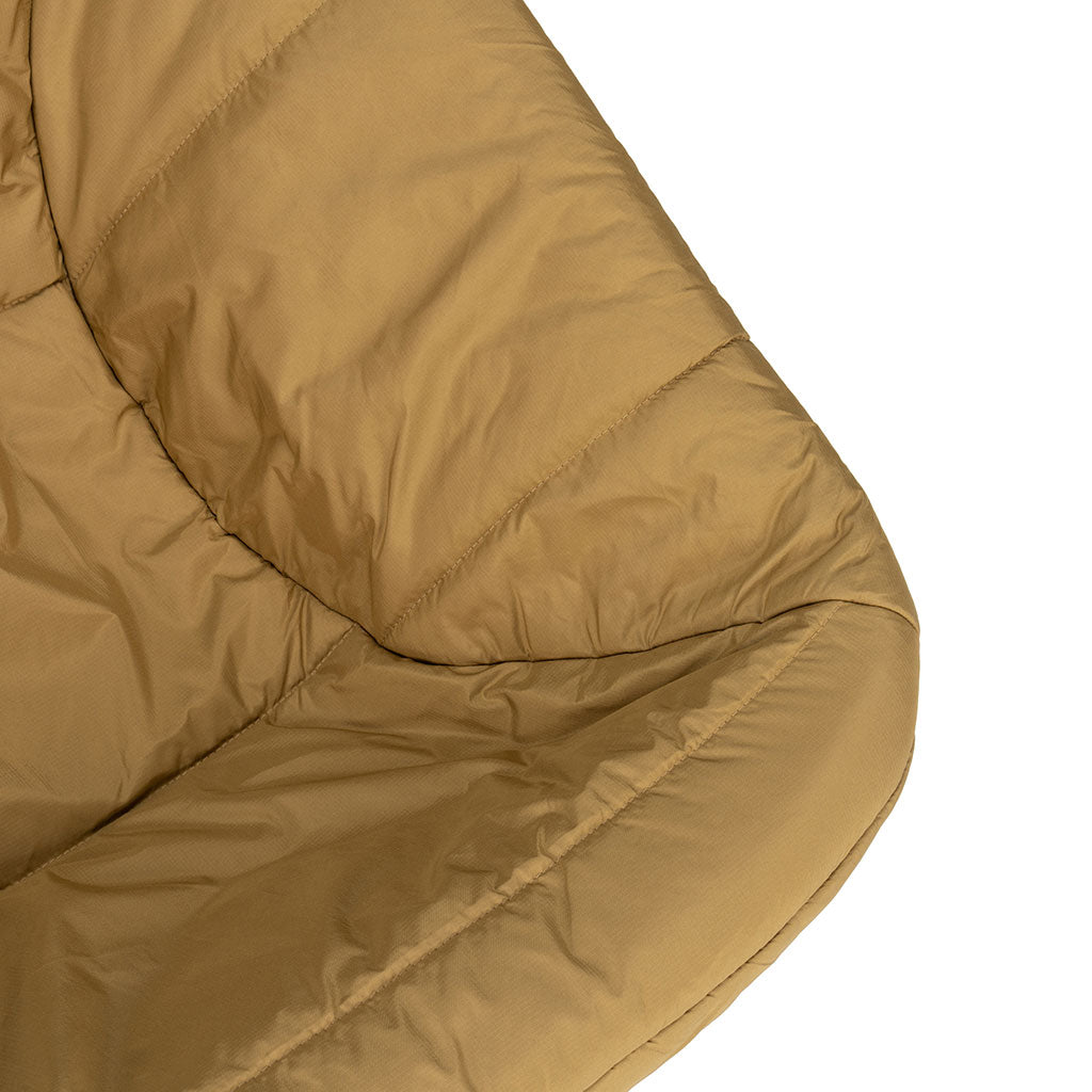 Helinox Seat Warmer Chair One/Zero/Swivel Chair Black/Coyote Tan Quilted