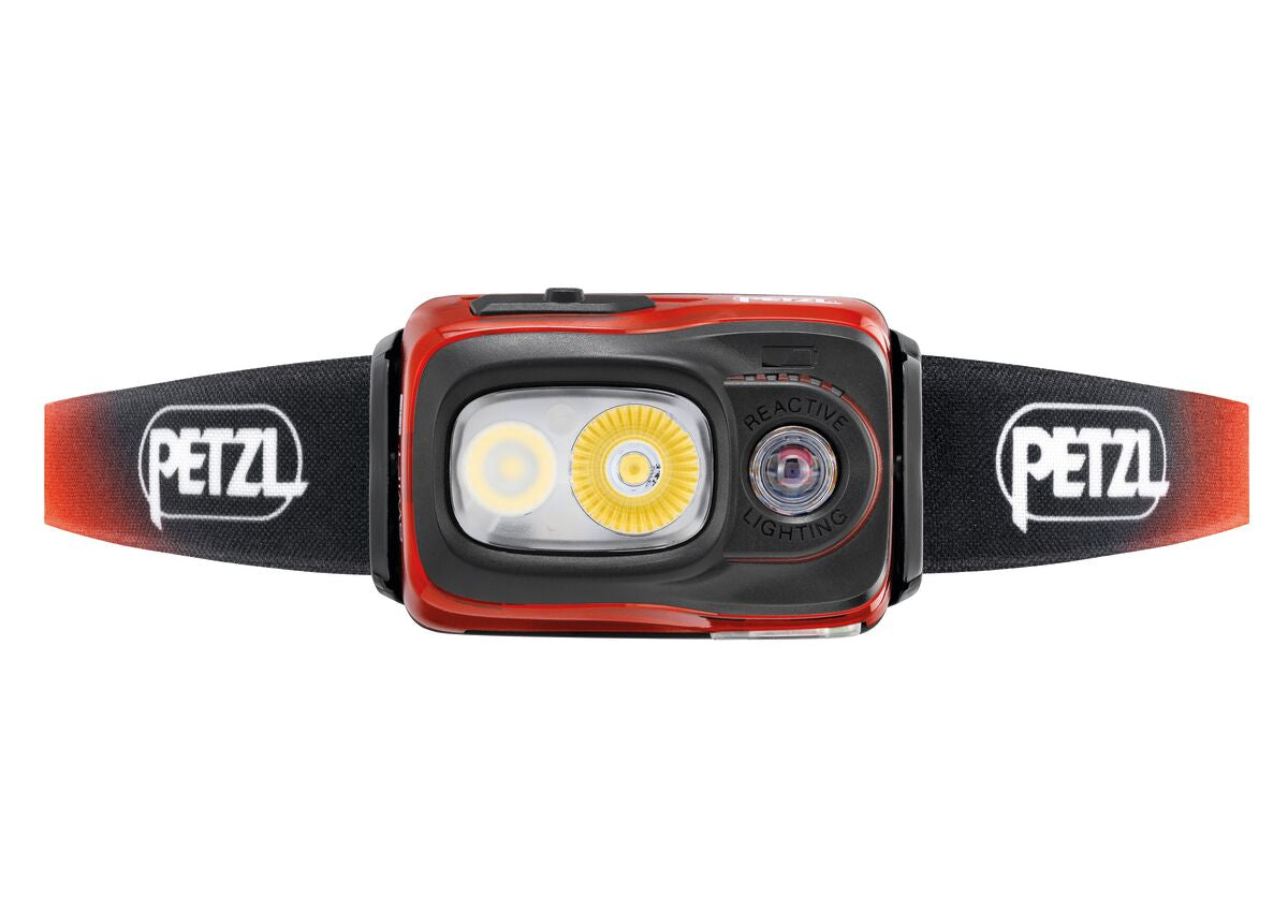 Petzl SWIFT® RL Orange – Kompakte, extrem leistungsstarke Stirnlampe (1100 Lumen)