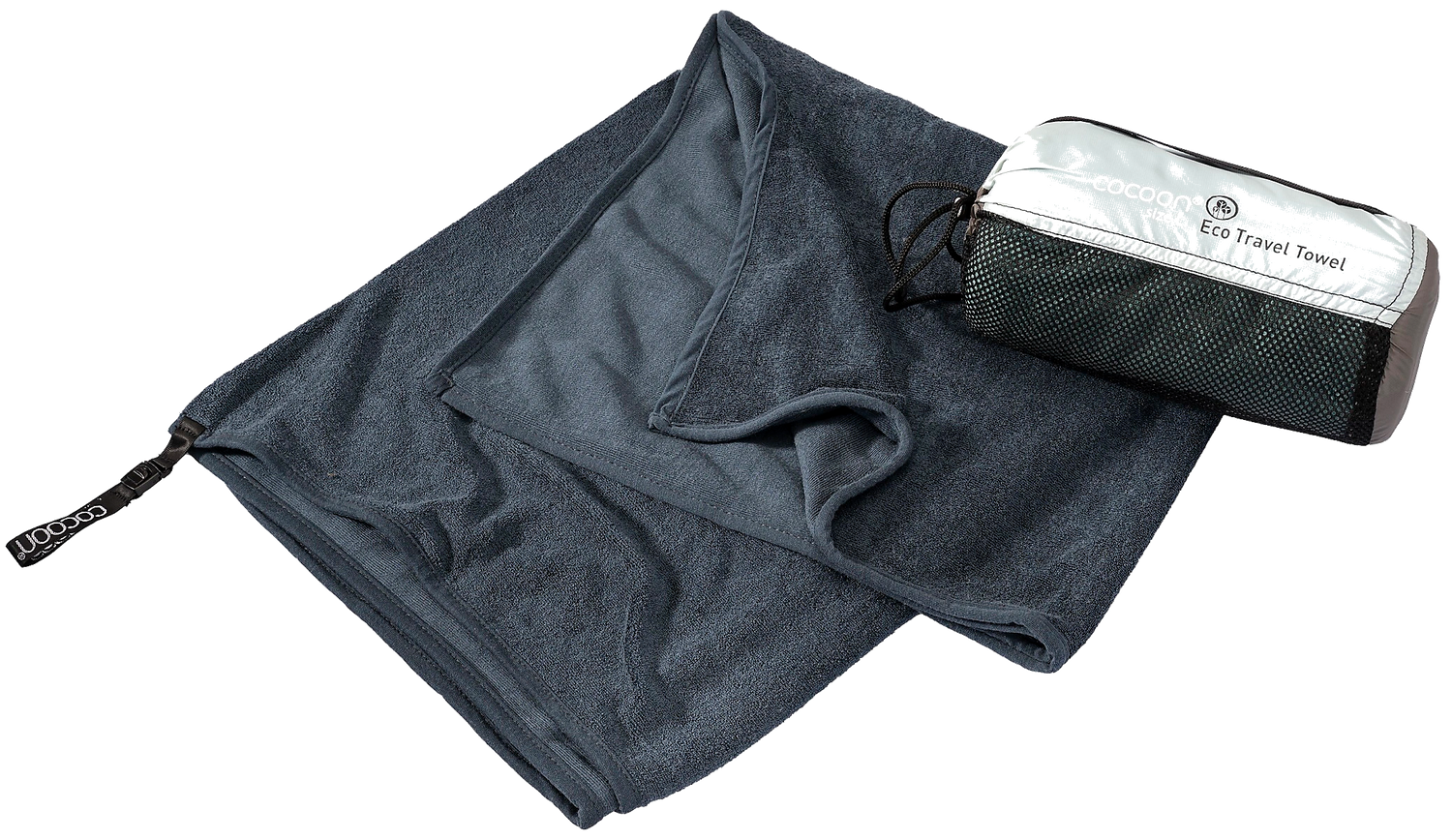 Cocoon Eco Travel Towel L deep ocean