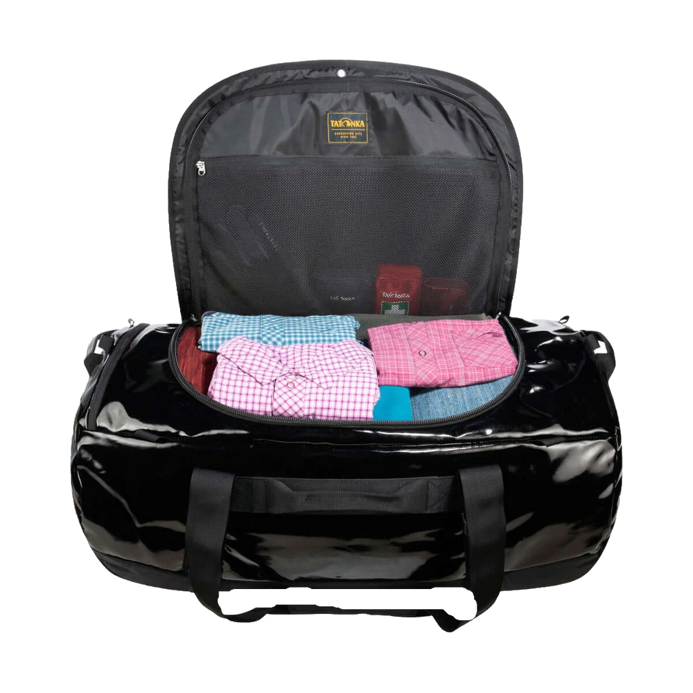 Tatonka Barrel 85 – Langlebige LKW-Planen-Reisetasche mit Rucksackfunktion | 85L