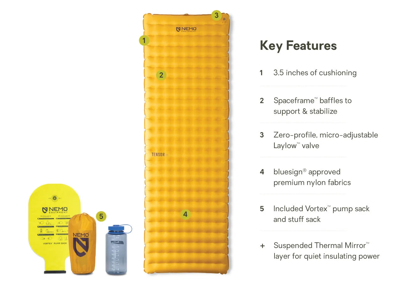 NEMO Equipment Tensor™ Trail (Long Wide)