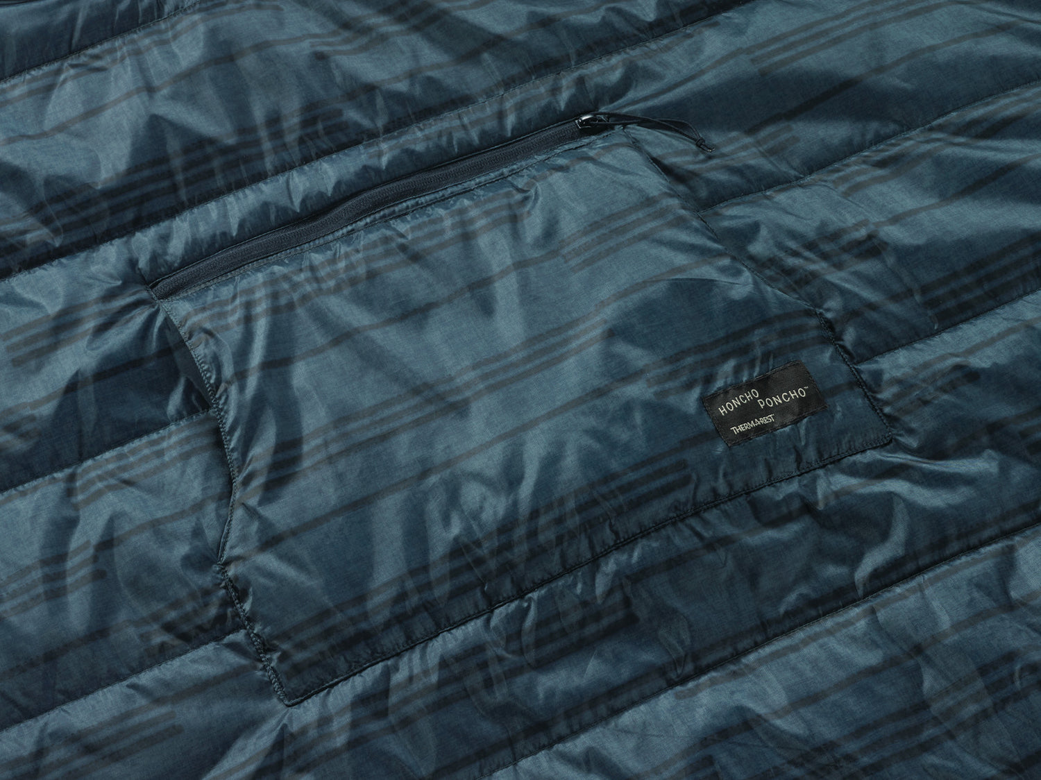 Thermarest Honcho Poncho Blue Print