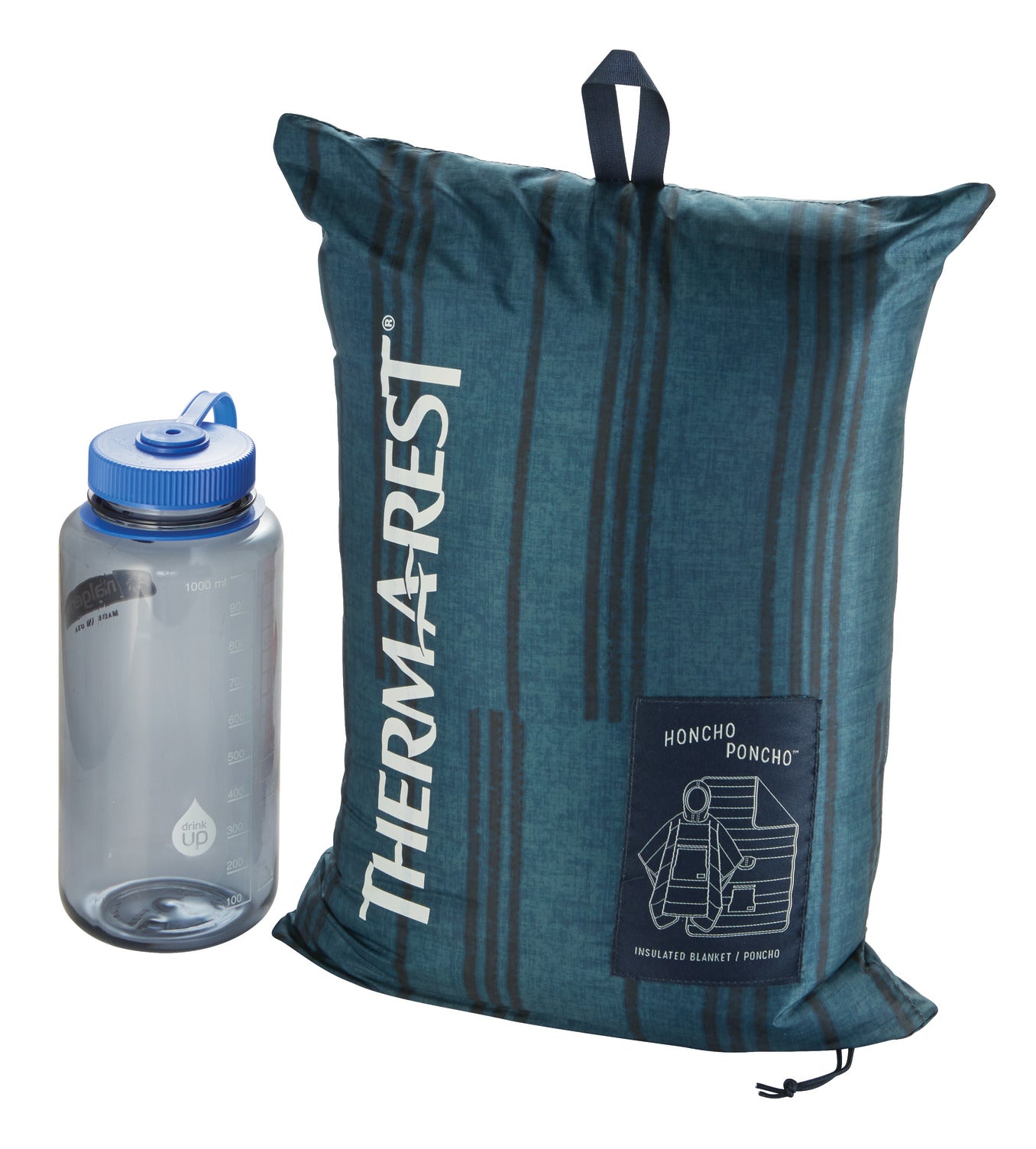 Thermarest Honcho Poncho Blue Print