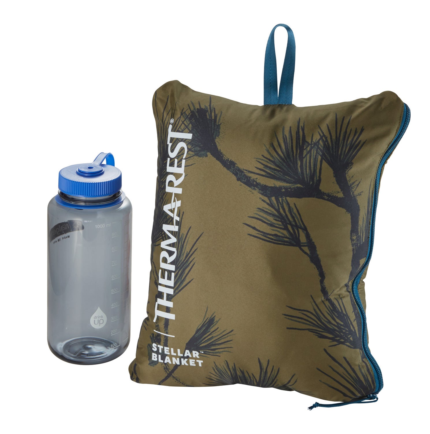 Thermarest Stellar Blanket Peeking Pine Print