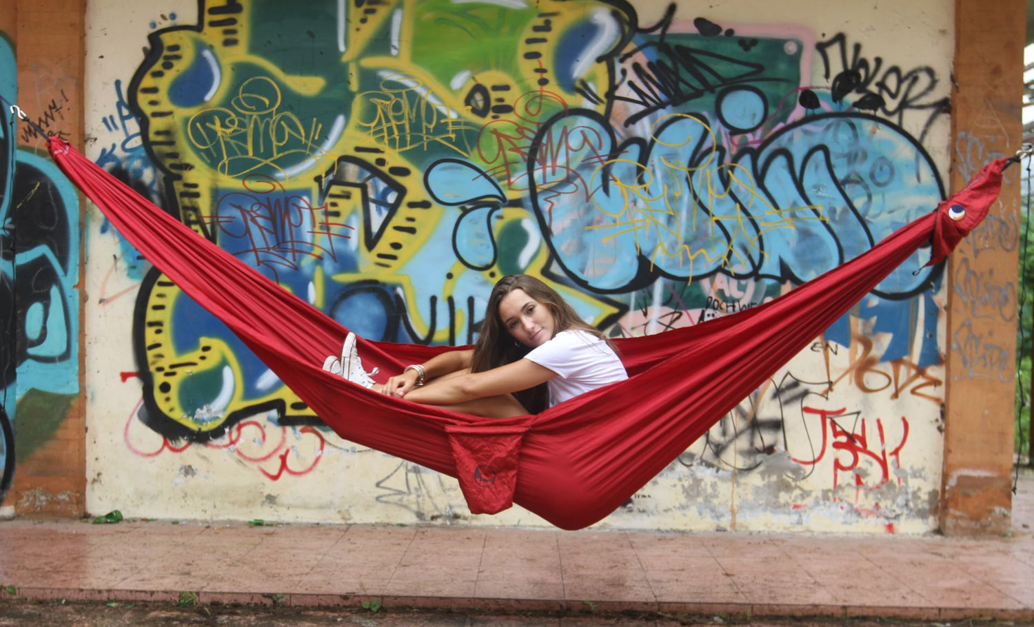 Ticket to the Moon TRAVEL HAMMOCK Compact – Ultraleichte Reise-Hängematte Burgundy