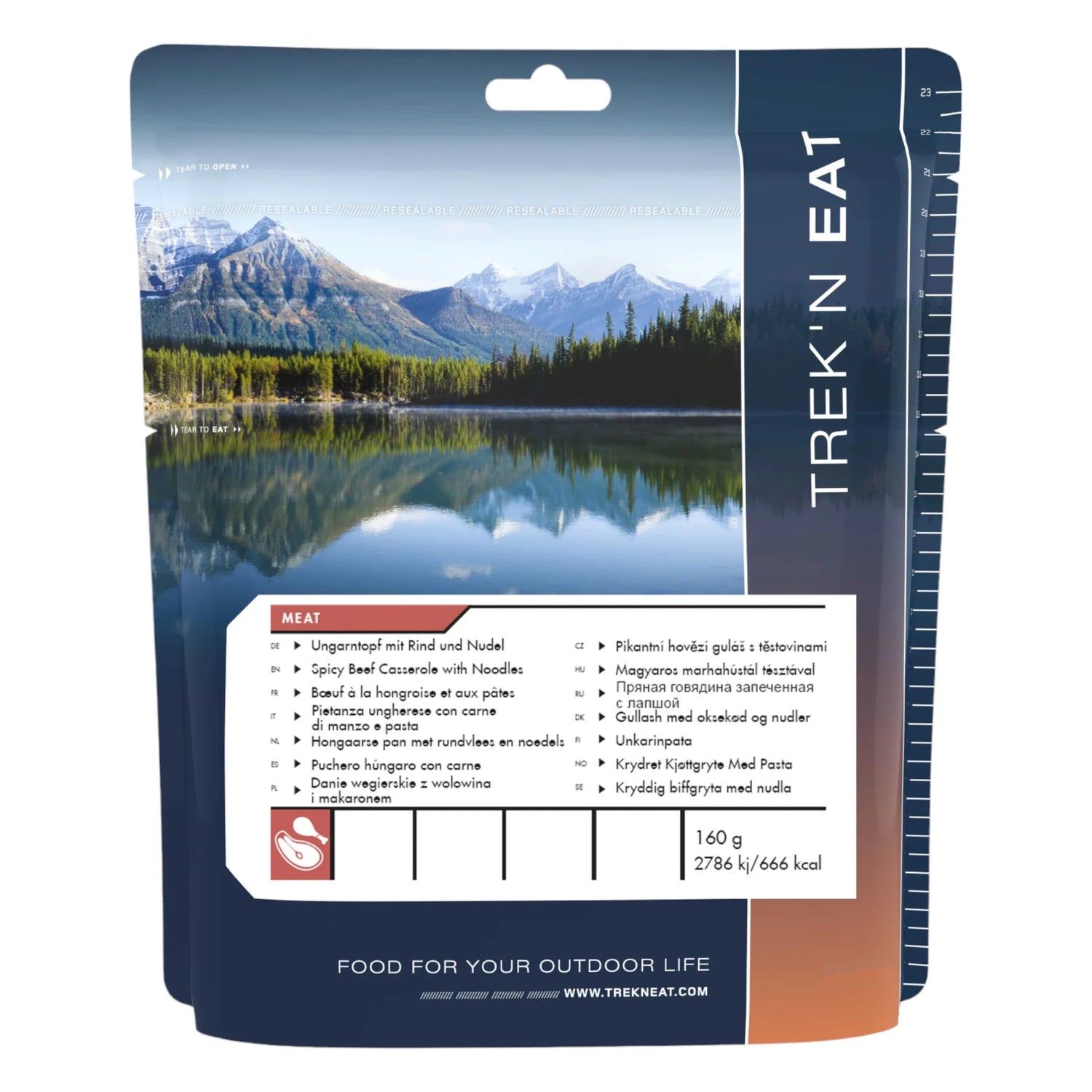 Trekn Eat Ungarntopf mit Rind und Nudeln