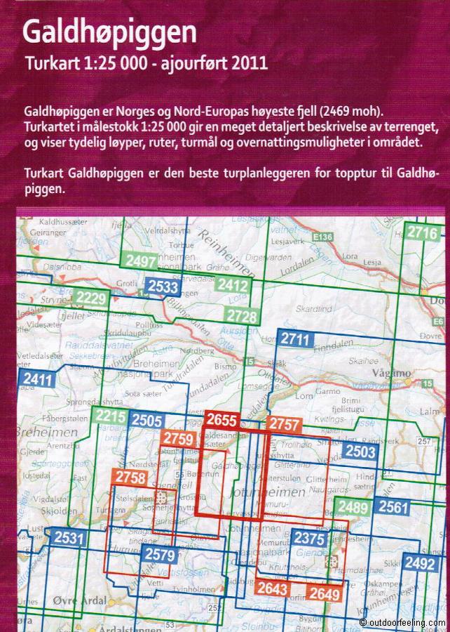 Turkart Galdhopiggen